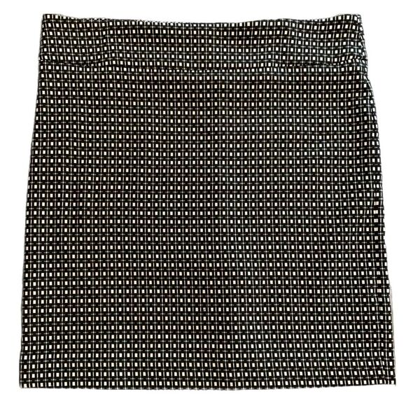 MARGARET M Skirt women’s XL black and white stretchy elastic waist pull on. - Picture 1 of 7